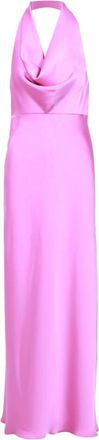 Simona Corsellini Mouwloze Viscose Jurk - Dames - Avondkleed - Roze - M - Kleedjes
