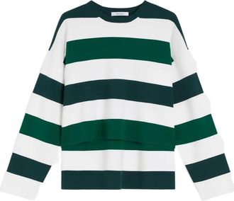 Max Mara Maglione a righe - Verde
