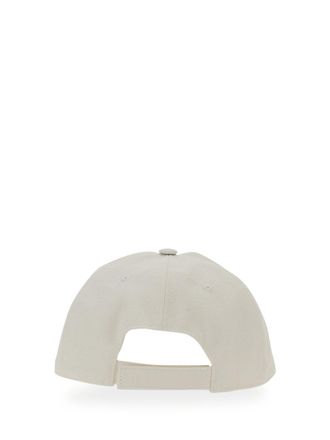 Stella McCartney 570194_WP01721830 Logo Cotton Baseball Cap - White