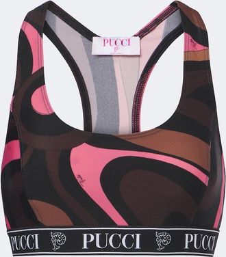 Pucci Marmo jersey sports bra