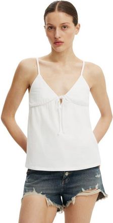 Cotton On Womens Babydoll Cami in White at Nordstrom, Size Xxx-Small
