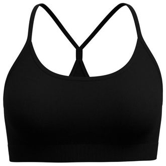 Smartwool Merino Blend Bralette Sport-BH f&uuml;r Damen | schwarz