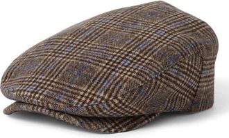 Brixton Barrel Driving Cap in Tan/Light Brown/Royal at Nordstrom, Size Medium