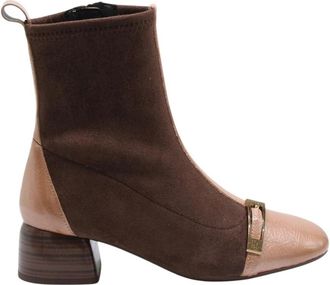 Hispanitas Progresso - Dames - Laarzen met Hak - Bruin - 40 EU - Schoenen