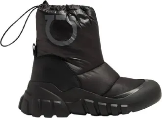 Ferragamo Gancini Padded Ski Boots, Size 11
