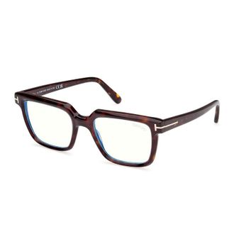 Tom Ford FT5889-B 053 Havana/Clear/Blue-Light Block Lens 53mm
