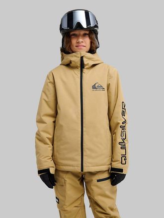 Quiksilver Mission Solid Kids Chaqueta marr&oacute;n