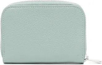 Ferragamo Gancini Leather Wallet - Green