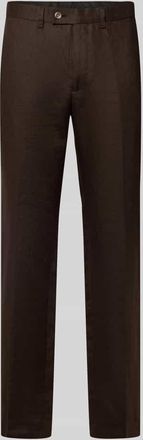 Christian Berg Leinenhose mit Ges&auml;&szlig;taschen in Mittelbraun, Gr&ouml;&szlig;e 110