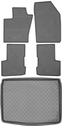 OEM Juego De Alfombrillas De Goma Para Coche Y Alfombrilla Para Maletero Del Fiat 500x Crossover De 2019