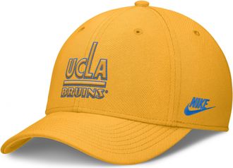 Nike UCLA Primetime Rise Academic Nike Mens Dri-FIT College Hat in Yellow | NC0377CUCV-PFL