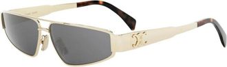 Celine Metal Triomphe Zonnebril - unisex - Zonnebrillen - Geel - 59 MM - Accessoires