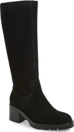 La Canadienne Wind Tall leather Boot in Black Suede at Nordstrom Rack, Size 5.5