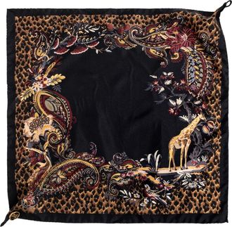 Etro Accessoires, Dames, Zwart, ONE Size, Zijden Sjaal
