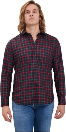 Tintoria Mattei Camicia - Heren - Casual Overhemden - Veelkleurig - M - Overhemden