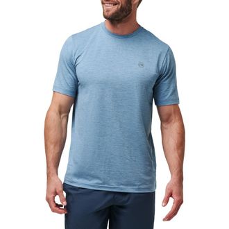 Travis Mathew Scenic Vista Logo T-Shirt in Heather Copen Blue at Nordstrom Rack, Size Xx-Large