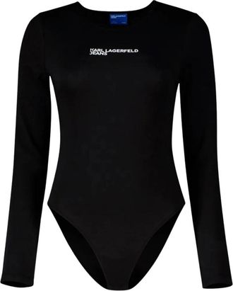 Karl Lagerfeld Donna, Top, Nero, S, new