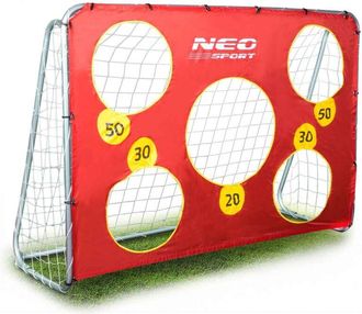 OEM Porter&iacute;a De F&uacute;tbol Grande, Porter&iacute;a De F&uacute;tbol 215 X 153 X 76 Cm + Alfombra De Porter&iacute;a