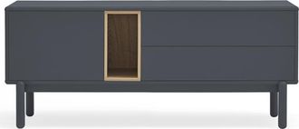 Teulat Design Lowboard Corvo Anthrazit 140 x 56 cm
