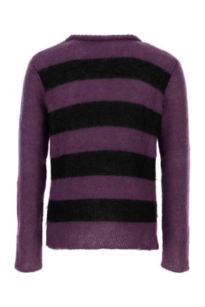 Namacheko Mens Multicolor Wool Blend Sweater Purple Maglieria
