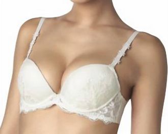 Simone P&eacute;r&egrave;le Amour Push-Up Racerback Bra In Ivory