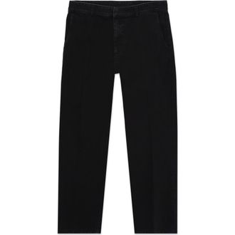Fortela Maine Cotton Trousers in Black at Nordstrom, Size 32 X 29 Eu