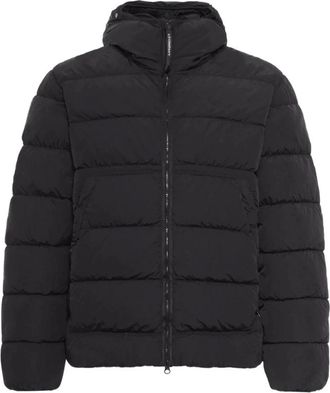 C.P. Company C.p. Company, Jassen, Heren, Zwart, M, Zwart Gewatteerd Hoodie Jack