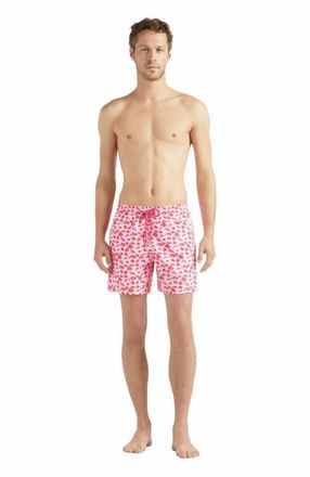 Vilebrequin Mens Fishy Dance Swim Trunks in Pivoine at Nordstrom, Size X-Large