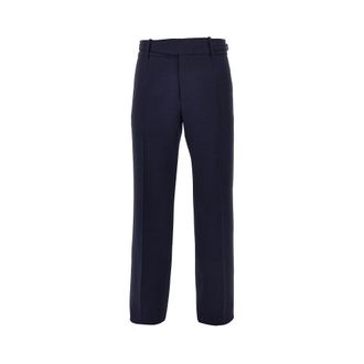 Dolce & Gabbana Wool pants with waist straps Man 48