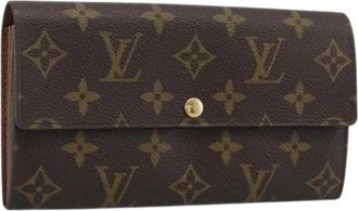Louis Vuitton Pre-owned Long Wallet - Dames - Vintage Accessoires - Bruin - ONE Size - Vintage