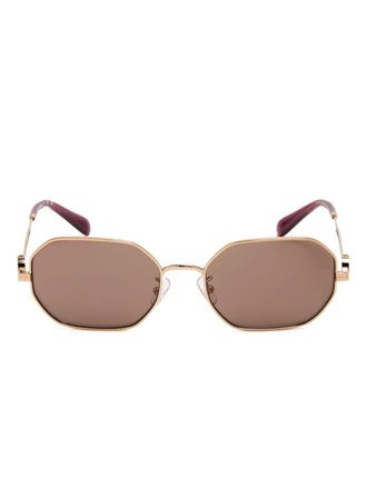 Tory Burch octagonal-frame sunglasses - Pink