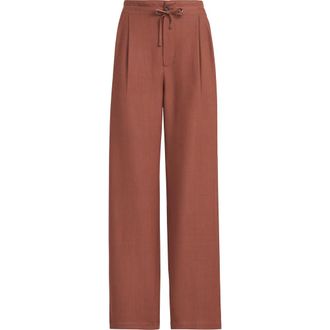 Brunello Cucinelli Tailored track trousers in Firebrick at Nordstrom, Size 44 It