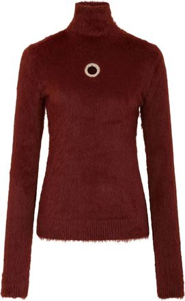 Paco Rabanne Trui met ringlets en lange mouwen - P213 RED