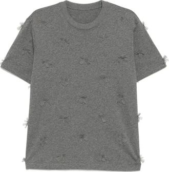 JNBY T-shirt con fiocco - Grigio