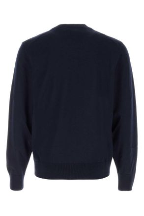 HUGO BOSS Virgin Wool Sweater - Navy