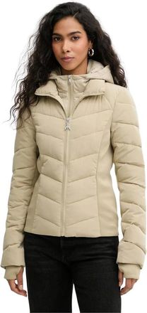 Patrizia Pepe Giacca Imbottita con Cappuccio - - Jackets - Donna - Beige - S