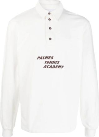 Palmes Polo Shirts - Heren - Polos - Wit - M - Katoen - Tops
