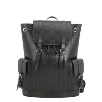 Gucci Pre-owned Backpacks, female, Black, Size: ONE SIZE Pre-owned Vintage Backpack Handbag