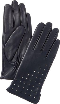 Bruno Magli Cashmere-Lined Leather Gloves