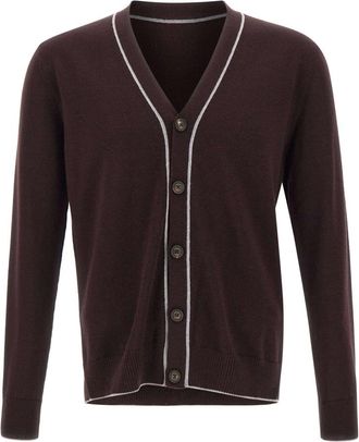 Eleventy Hombre, Jerseys, Marr&oacute;n, Talla: XL