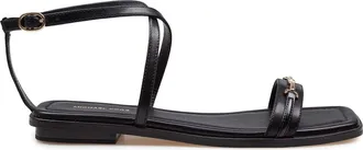 Michael Kors Sandal Lena Flat in black leather