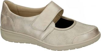 Solidus Schoenen, Dames, Beige, 39 1/2 EU, Leer, Kate Comfort Shoe