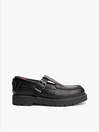 Tommy Hilfiger Archive Leather Cleat T-Bar Shoes