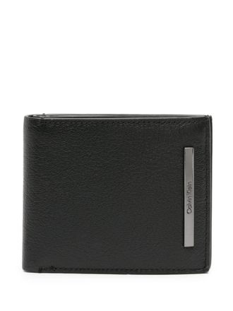 Calvin Klein Leren portemonnee - Zwart
