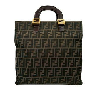 Fendi Pre-owned Fendi Zucca Canvas Twins Tote Ladies 22EAVGBQK3VCH9A2