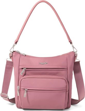 Baggallini Nolita Convertible Crossbody in Mauve Twill at Nordstrom