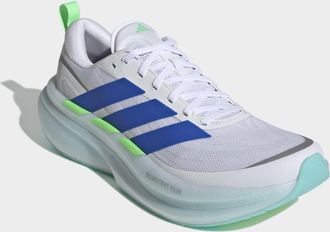 adidas Laufschuh ADIDAS PERFORMANCE SUPERNOVA GLIDE HERREN, Herren, Gr. 42,5, cloud wei&szlig;, blau, lime burst, Textil, Schuhe Laufschuh