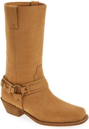 Jeffrey Campbell Waylon Western Boot in Natural Nubuck at Nordstrom Rack, Size 6.5