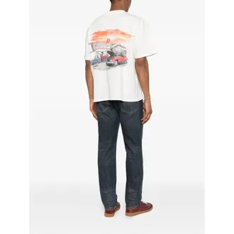 Represent Graphic Print Cotton T-Shirt - White