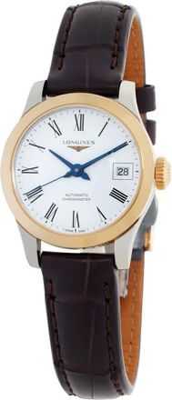 Longines Record Automatic White Dial Ladies Watch L2.320.5.11.2